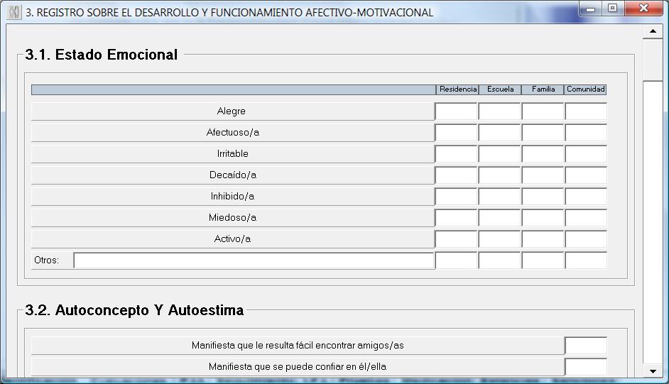 evaluaciones